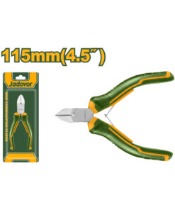 Mini Alicate Corte Diagonal 4.5" 115mm Jadever Amarillo/Verde JDPL0953