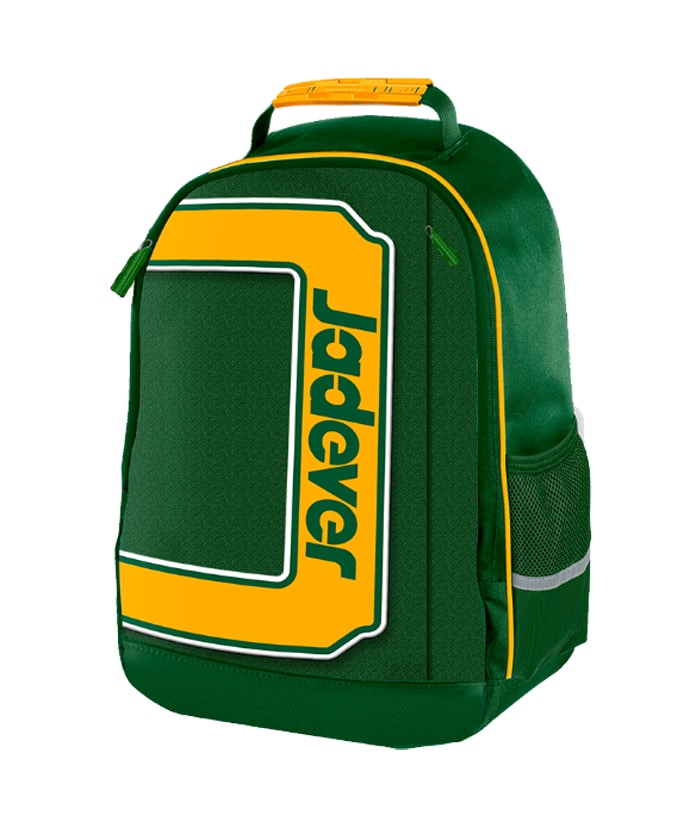 Mochila Porta Herramientas 8kgs Jadever Amarillo/Verde JDTG4100