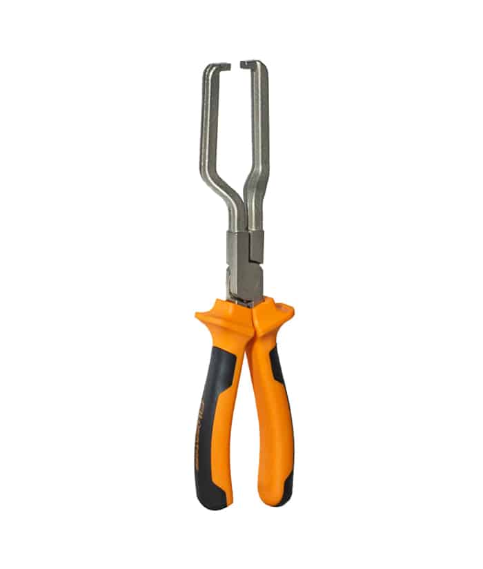 Pinza Para Acoples Desacoples Nafta Combustible Filtros Mecánica 66mm Lusqtoff Naranja/Negro L1042