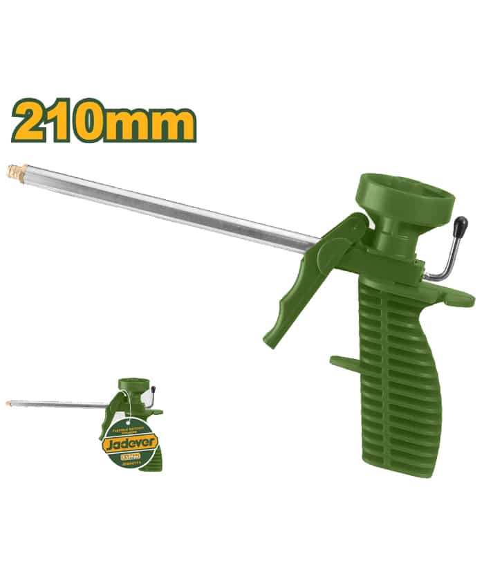 Pistola Aplicadora Para Espuma de Poliuretano Jadever Amarillo/Verde JDFPQ1303