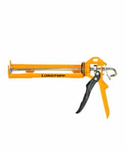 Pistola Aplicadora Reforzada Cartucho Sellador Silicona 230mm 9" Lusqtoff Naranja/Negro L7170