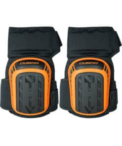 Rodillera Profesional de PVC 290mm x 200mm Tapa Plástica Lusqtoff Naranja/Negro L7850