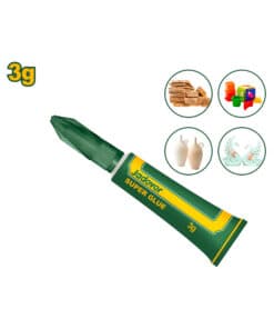 Super Pegamento Simil Gotita 3grs Jadever Amarillo/Verde JDGX1K01