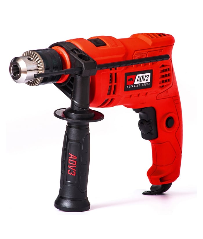 Taladro Percutor Eléctrico 500W 13mm ADV3 Negro/Rojo TP5000