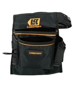 Bolso Cartuchera Porta Herramientas Multiuso 8 Bolsillos Con Cinturón Lusqtoff Naranja/Negro L8030