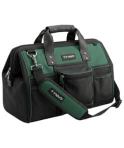 Alternative view of Bolso Cerrado Porta Herramientas Base Reforzada 18" Con Divisor Rynno Verde/Negro RY-B400