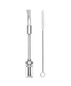 Bombilla de Acero Inoxidable Con Filtro Regulable + Cepillador Limpiador Bremen 8505