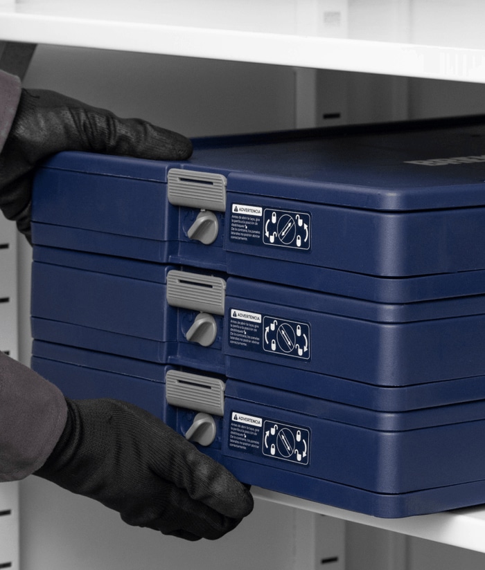 Caja Cajón Gabinete Plegable Con Tapa Hasta 20kgs Acceso Lateral Simple Bremen 8636 - Imagen 3