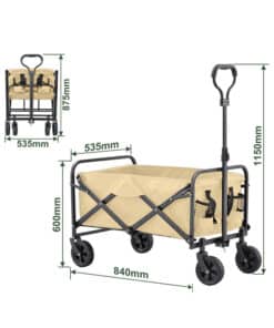 Alternative view of Carro Carretilla De Carga Plegable 100 kilos Jadever JDWBH1012
