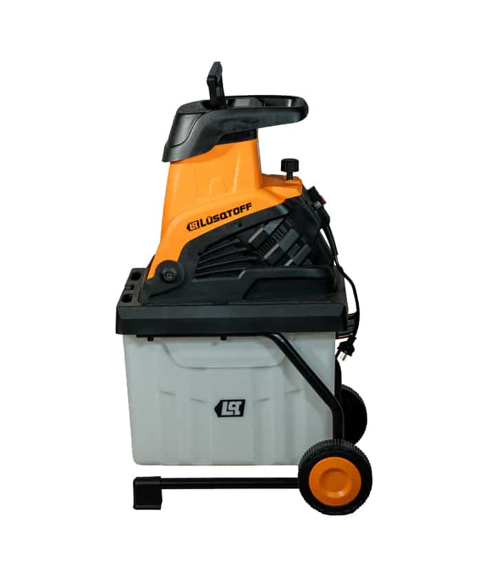 Chipeadora Eléctrica 12V Motor de Inducción 2500W 60lts Con Ruedas Lusqtoff Naranja/Negro CHE60L-8 - Imagen 2