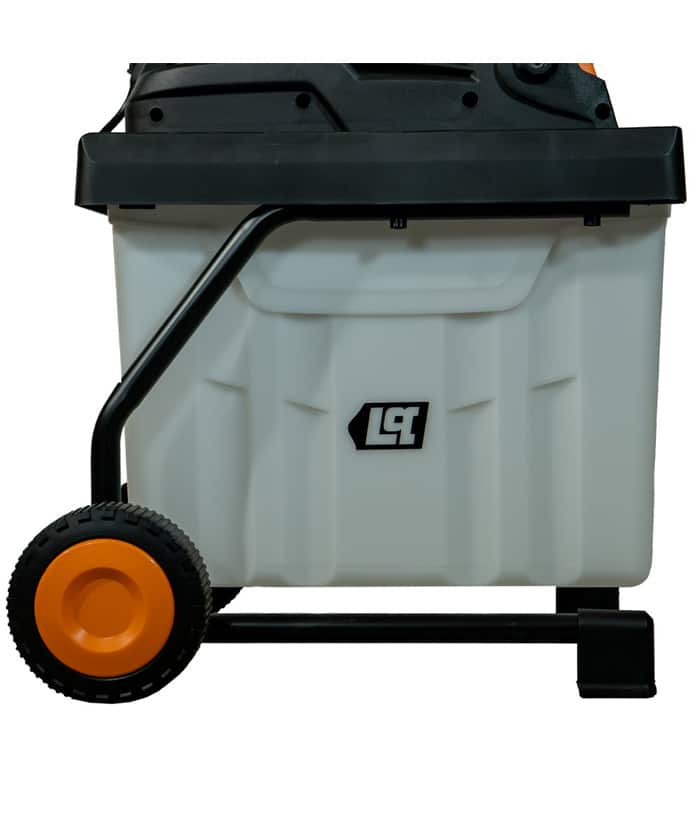 Chipeadora Eléctrica 12V Motor de Inducción 2500W 60lts Con Ruedas Lusqtoff Naranja/Negro CHE60L-8 - Imagen 3