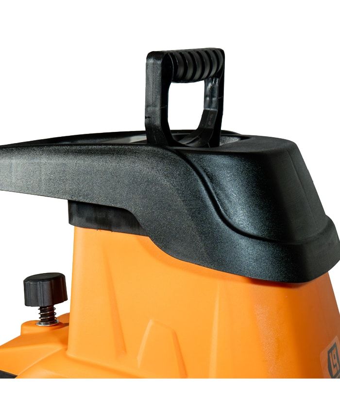 Chipeadora Eléctrica 12V Motor de Inducción 2500W 60lts Con Ruedas Lusqtoff Naranja/Negro CHE60L-8 - Imagen 4