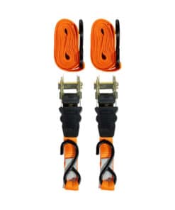 Cinta de Amarre Con Crique Traca Traca 25mm x 4.6mts x 2 UNID. 700kg Lusqtoff L1410
