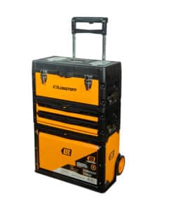 Combo 3 en 1 Carro Cajas Porta Herramientas Metálico LusqtoffNaranja/Negro L8106