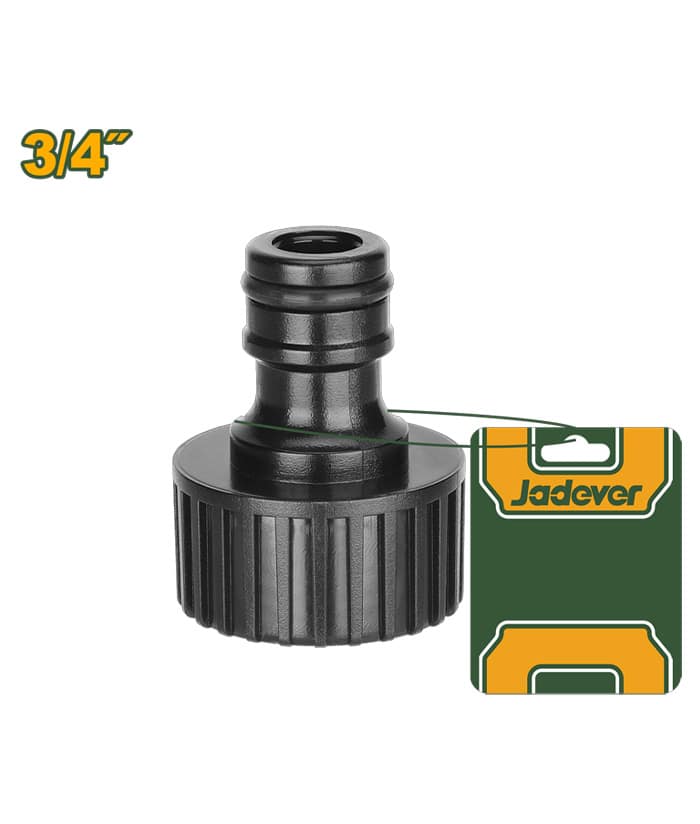 Conector Macho 3/4" Acoples Rápidos Para Riego Manguera Jadever JDQC8E34