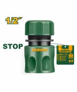Acoples Con Stop Rápidos Conector Para Riego Manguera 1/2" Jadever Verde JDQC2E12