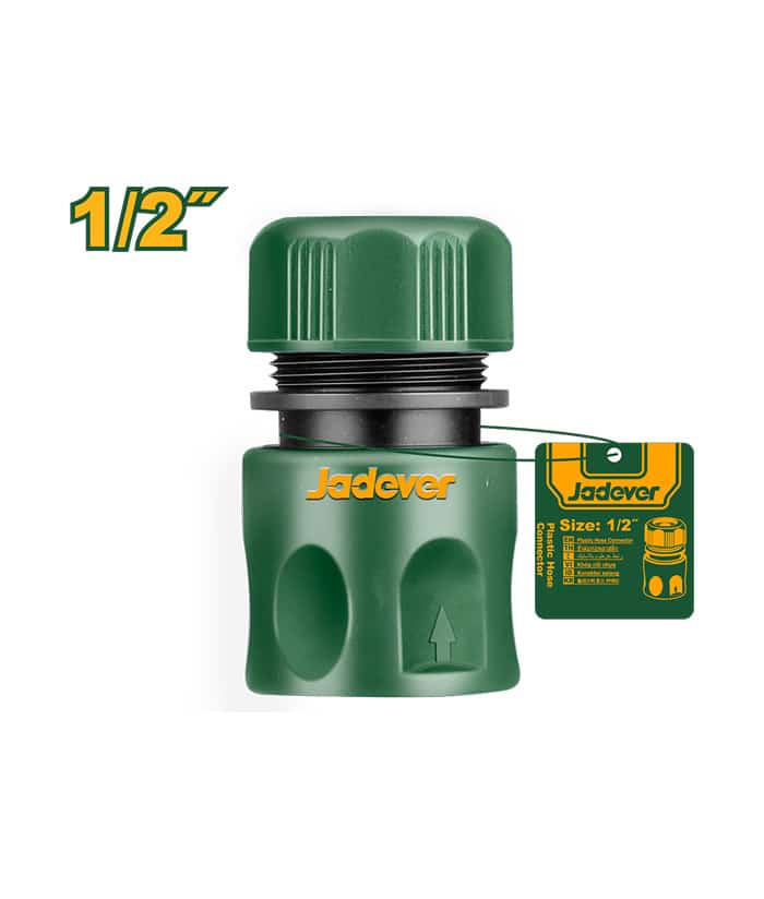 Acoples Rápidos Conector Para Riego Manguera 1/2" Jadever Verde JDQC1E12