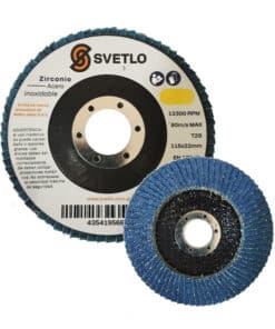 Disco Flap Zirconio Vulcano 115mm Grano #40 Svetlo DFZST115-22-040
