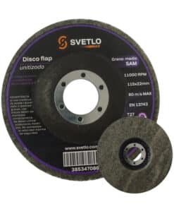 Disco No Tejido 115mm de Pulir Pulido Quita Rayas Unitizado Max Svetlo DFUMX115-22-M
