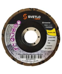 Alternative view of Disco Flap Zirconio 115mm Grano #60 Max Svetlo DFFMX115-22-060