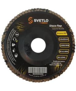 Alternative view of Disco Flap Vulcano Zirconio 115mm Grano #60 Max Svetlo DFPMX115-22-060