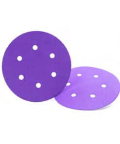 Disco Lija Con Velcro Para Acero Inoxidable 150mm Grano #100 Abrojo Svetlo DLVST150-6-100