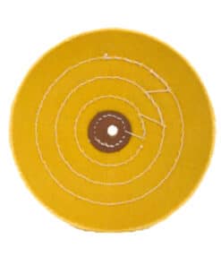 Disco Paño Amarillo Centro de Cuero 125mm x 30 Capas Svetlo DPNAST125-25-Y