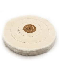 Disco Paño Blanco Centro de Cuero de Pulir Pulido 150mm x 30 Capas Svetlo DPNAST150-25-B
