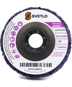 Disco Saca Pintura Abrasivo Para Amoladora 115mm Grano Grueso ChauPint Svetlo DFAST115-22-P