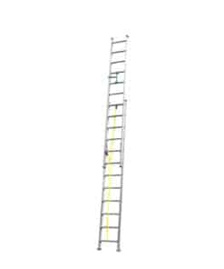 Alternative view of Escalera Extensible 2 Tramos 12 + 12 Escalones 6.4 metros Jadever Aluminio JDLD8H24