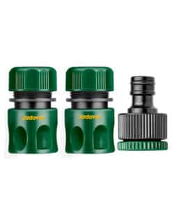 Alternative view of Juego Set Kit Conectores Para Manguera 1/2" a 3/4" Acoples Rápidos Para Riego Jadever Verde JDQC2E33