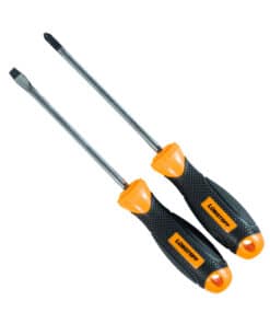 Juego Set Kit Destornilladores x 2pzs Lusqtoff Naranja/Negro L6910