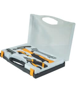 Juego Set Kit Maletín con Herramientas x 14pzs Lusqtoff Naranja/Negro L4906
