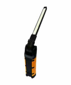 Linterna Luz LED Recargable Imantada 1000 Lúmenes Anti Impacto Plegable Combinada Lusqtoff Naranja/Negro L7934