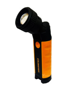 Linterna Reflector Luz LED Recargable Imantada 1000 Lúmenes Anti Impacto Multiposición Combinada Lusqtoff Naranja/Negro L7936