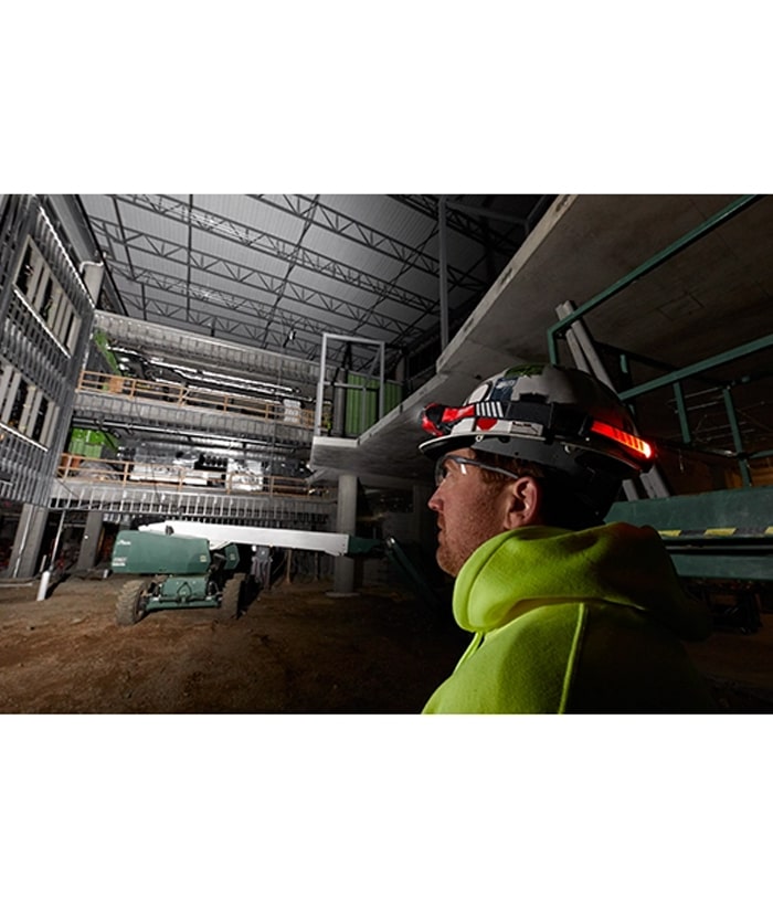 Linterna Luz Lámpara Led Frontal Vincha Minero Para Casco 600lum REDLITHIUM™ USB BEACON™ Milwaukee 2116-21 - Imagen 4