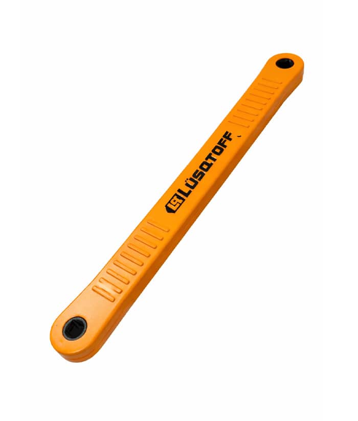 Llave de Extensión Con Crique Universal Acodada 3/8" + Adaptadores Para Auto Camionetas Camiones Lusqtoff Racing Naranja/Negro L5578 - Imagen 2