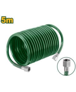 Manguera Espiralada Para Compresor de Aire 5 metros Jadever Verde JDQG1905