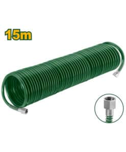 Manguera Espiralada Para Compresor de Aire 15 metros Jadever Verde JDQG1915