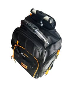 Alternative view of Mochila Porta Herramientas Profesional Con Manija Retraible y Ruedas Hasta 25kg Lusqtoff Naranja/Negro L8020