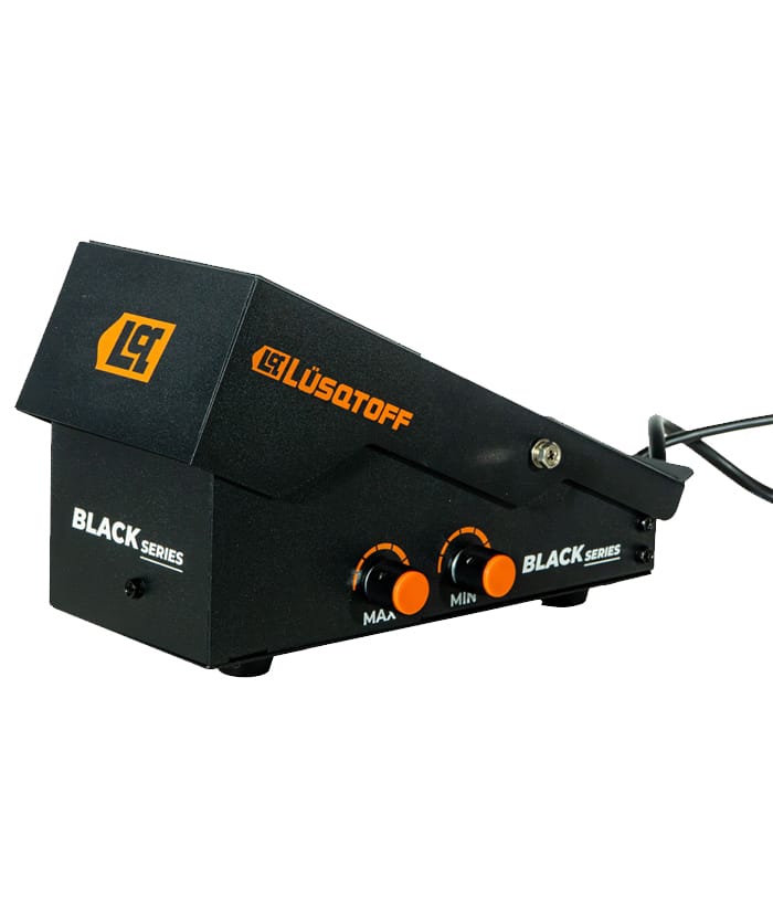 Pedal Para Soldadora TIG 5V Black Series Lusqtoff Naranja/Negro PEDAL-9