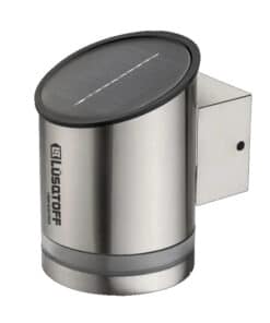 Reflector Luminaria Luz LED Solar de Exterior Acero Inoxidable Lusqtoff Electric LQE-SL02