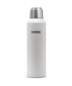 Termo Acero Inoxidable 1lts Pico Cebador Imantado Color Gris Bremen 8201