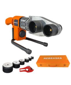 Termofusora Eléctrica 1500W + 6 Boquillas Nebraska Naranja NEMETF1500
