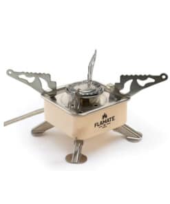 Anafe Cocina Portátil Compacta Pocket 1 Hornalla a Gas Flamante Para Camping Color Beige Driven DC-10005/B