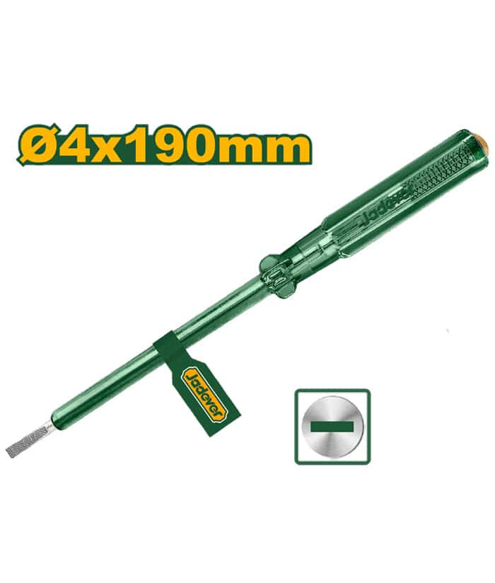 Buscapolo Tester Destornillador 4 x 190mm Jadever JDTP1904