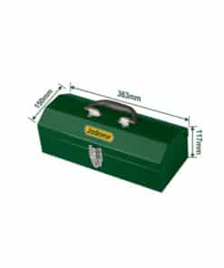 Alternative view of Caja de Herramientas de Acero Metálica 363 x 150 x 117mm Jadever Verde JDTB8A11