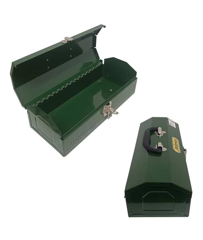 Caja de Herramientas de Acero Metálica 363 x 150 x 117mm Jadever Verde JDTB8A11 - Imagen 3