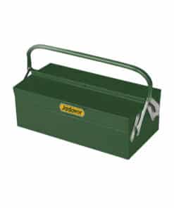 Caja de Herramientas Tipo Fuelle de Acero Metálica 404 x 205 x 160mm Jadever Verde JDTB8A33
