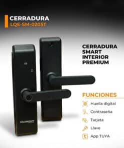 Alternative view of Cerradura Smart Interior Exterior Inteligente Con Reconocimiento Facial y Cámara Digital Lusqtoff Electric LQE-SM-0205TC